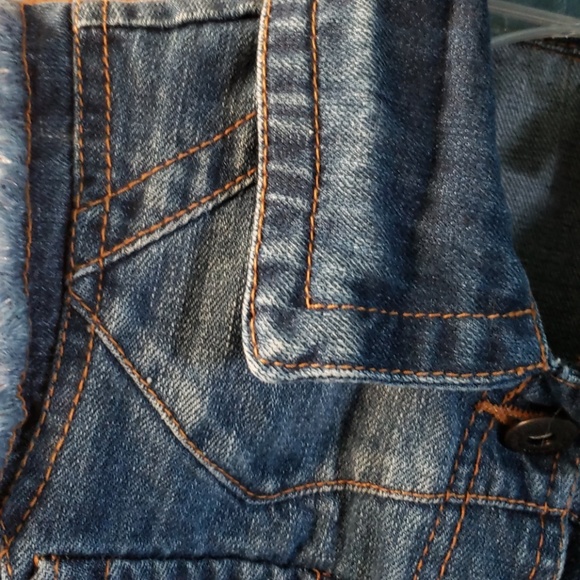 Jean Vest, Fringed & Distressed szS - Picture 7 of 8